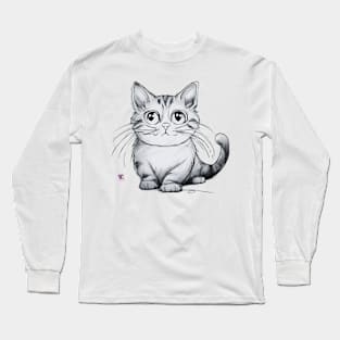 Cute Cat Long Sleeve T-Shirt